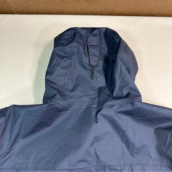 Helly Hansen Ervik Jacket Mens Rainwear Helly Tech Full Zip Hooded Navy - Picture 9 of 10